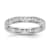 Rhodium Over 14K White Gold Lab Grown Diamond Polished 1 ct. Channel Set
Eternity Band