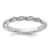 14K White Gold Stackable Expressions Diamond Twist Ring 0.04ctw