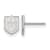 Rhodium Over Sterling Silver NHL Vegas Golden Knights LogoArt Extra
Small Post Earrings