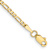 10k Yellow Gold 2.2mm Flat Figaro Link Bracelet