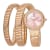 Christian Van Sant Women's Naga Pink Dial, Rose Stainless Steel Watch