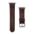 Gametime MLB Texas Rangers Brown Leather Apple Watch Band (42/44mm M/L).
Watch not included.