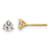 14K Yellow Gold Lab Grown Diamond 2/3ctw VS/SI GH 3 Prong Earrings