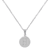 Initial H Charm Pendant Necklace In Silver-Tone