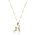 10K Yellow Gold Script White Diamond Initial Letter A Pendant With
Chain, 0.02ctw