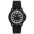Armani Exchange Men's Classic Black Dial, Black Rubber Strap Watch