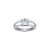Blue Lab Created Blue Spinel And White Cubic Zirconia Platinum Over
Silver Ring 2.47ctw