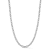Rachel Zoe Mariner Link Chain Necklace in Rhodium Over Brass