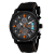 Oceanaut Men's Kryptonite Black/Gray Dial with Orange Accents, Black
Rubber Strap Watch