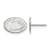 Rhodium Over Sterling Silver  LogoArt Penn State University Extra Small
Post Earrings