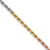 14k Yellow Gold, 14k White Gold and 14k Rose Gold 2.5mm Solid
Diamond-Cut Rope 18 Inch Chain