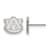 Rhodium Over Sterling Silver  LogoArt Auburn University Extra Small Post Earrings