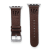 Gametime Cincinnati Bengals Leather Band fits Apple Watch (38/40mm M/L
Brown). Watch not included.