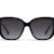 Quay Ever After Black Square Frame / Smoke Lenses Sunglasses