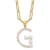Gold Tone Sterling Silver 3-5.5mm Freshwater Cultured Pearl LETTER G
18-inch Necklace