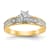 14K Yellow Gold AA Quality Engagement Ring