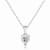 Moissanite Sterling Silver Heart Shape Pendant With Chain