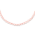 Rhodium Over Sterling Silver 4-5mm Pink Rice FWC Pearl Children's Necklace