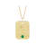 14K Yellow Gold Emerald and Diamond Aries Zodiac Constellation Pendant
With Chain