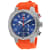 Seapro Men's Guardian Blue Dial, Orange Silicone Watch