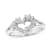 0.20ctw Diamond Heart Shaped Ring in 14k White Gold