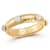 Rachel Zoe Moonstone Simulant Tubogas Bold Bangle in 14K Gold Over Brass