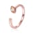Yellow Citrine 14K Rose Gold Over Sterling Silver Open Design Ring Split
Shank Ring