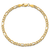 14k Yellow Gold 3.5mm Figaro Link Bracelet, 7 Inches