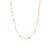 9-10mm Multicolor Cultured Freshwater Pearl endless Necklace