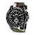 Invicta Aviator 50mm Black Dial Silicone Band Quartz Watch