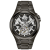 Bulova Men's Maquina White Dial, Gray Stainless Steel Watch