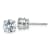 Rhodium Over 14K White Gold 1.25ct. 5.5mm Round G H I True Light
Moissanite Earrings
