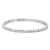 CZ Flex Bangle In Rhodium Over Brass 9.23ctw