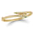 Rachel Zoe Pave CZ Bypass Snake Bangle Bracelet in 14K Gold Over
Sterling Silver