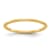 10K Yellow Gold 1.2mm Half Round Satin Stackable Expressions Band