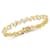 Rachel Zoe Mixed Shape CZ Tennis Bracelet in 14K Gold Over Sterling Silver