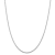 Rhodium Over Sterling Silver 2.25mm Cable Chain