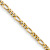 14k Yellow Gold 1.25mm Solid Flat Figaro 22 Inch Chain