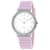 Oceanaut Women's Ripple White Dial, White Bezel, Pink Rubber Strap Watch