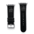 Gametime Cleveland Browns Leather Band fits Apple Watch (42/44mm S/M
Black). Watch not included.