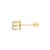 14k Yellow Gold Initial Earrings -E