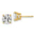 14K Yellow Gold Lab Grown Diamond 4ct. VS/SI GH+, 4-Prong Earrings
