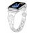 White Crystal with Resin Four Leaf Clover Stainless Steel Apple Watch
Band (38/40/41mm) BAND ONLY