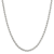 Sterling Silver 3.5mm Diamond-cut Rolo Chain Necklace