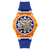Dominatore Del Mare Ravello Blue Dial Orange Bezel Blue Stainless Steel
Band Automatic Watch