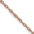 14k Rose Gold 1.15mm Solid Cable 16 Inch Chain