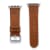 Gametime Denver Broncos Leather Band fits Apple Watch (38/40mm S/M Tan).
Watch not included.