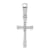 Rhodium Over 14K White Gold 0.02ct. Diamond Cross Pendant