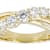 Lab-Grown Diamond Graduated Crossover Ring 1ctw In 14K Gold Over
Sterling Silver