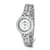 Ladies Charles Hubert Chrome-finish Silver Dial Chain Bracelet Watch